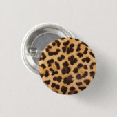 Leopard Fur Spots Pattern Ronde Button 3,2 Cm (Voorkant /achterkant)