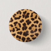 Leopard Fur Spots Pattern Ronde Button 3,2 Cm (Voorkant)