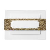 Leopard Fur Uitnodigingen Wikkel (Voorkant Voorbeeld)