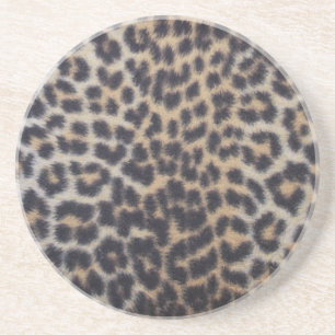 Leopard Fur Zandsteen Onderzetter