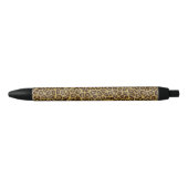 Leopard Fur Zwarte Inkt Pen (Voorkant)