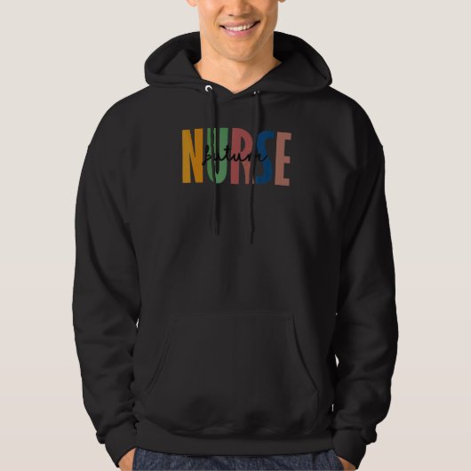 Leopard Future Nurse Nursing Student School Hoodie (Voorkant)