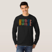Leopard Future Nurse Nursing Student School T-shirt (Voorkant volledig)