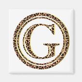 leopard G Magneet (Voorkant)