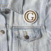 leopard G Ronde Button 5,7 Cm (In situ)