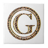 leopard G Tegeltje (Voorkant)