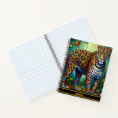 Leopard Gaze: Tropische majesteit in beweging Notitieboek (Binnen)