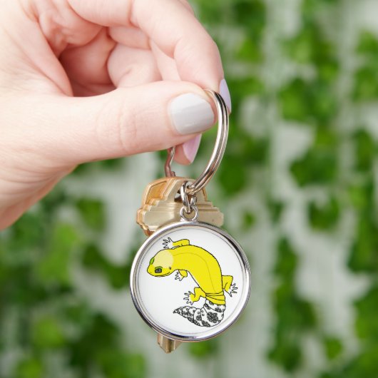 leopard gecko 2 sleutelhanger (Hand)