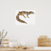 Leopard Gecko Art Print (Keuken)