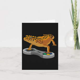 Leopard Gecko Baardagaam Geschenk Kinderen Cool Ga Kaart