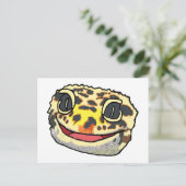 Leopard Gecko Briefkaart (Staand voorkant)