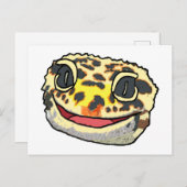 Leopard Gecko Briefkaart (Voorkant / Achterkant)