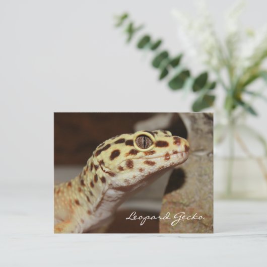 Leopard Gecko-Briefkaart Briefkaart (Staand voorkant)