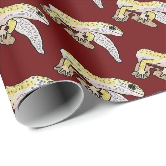 Leopard Gecko Cadeaupapier (Rol Hoek)