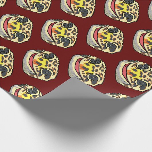 Leopard Gecko Cadeaupapier (Hoek)