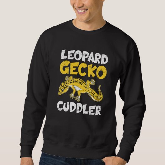 Leopard Gecko Cuddler Reptile  Cuddling Hug Trui (Voorkant)
