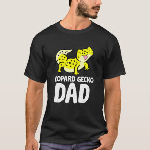 Leopard Gecko Dad Lizard Reptile Father Leopard Ge T-shirt