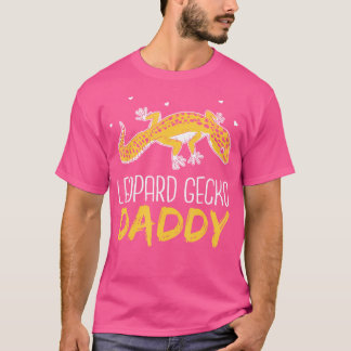 Leopard Gecko Daddy Hagedissen Reptiel Hagedis Lui T-shirt