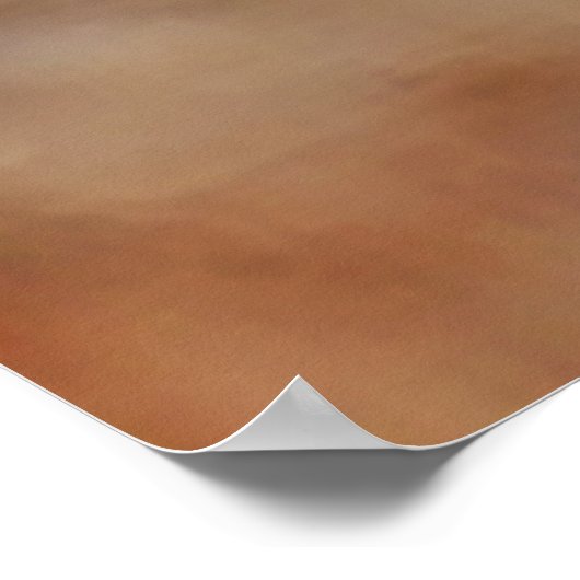 Leopard Gecko Desert Design Poster (Hoek)