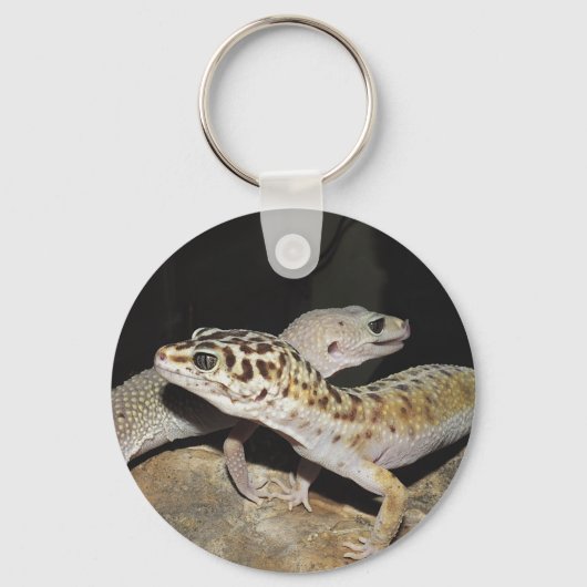 Leopard gecko-design voor alle gekko-liefhebbers! sleutelhanger (Voorkant)