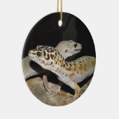 Leopard gecko design voor iedereen! keramisch ornament (Rechts)