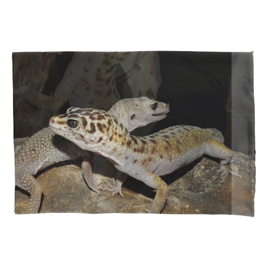 Leopard gecko design voor iedereen! kussensloop (Voorkant)