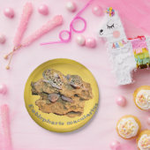 Leopard gecko design voor iedereen! papieren bordje (Feest)