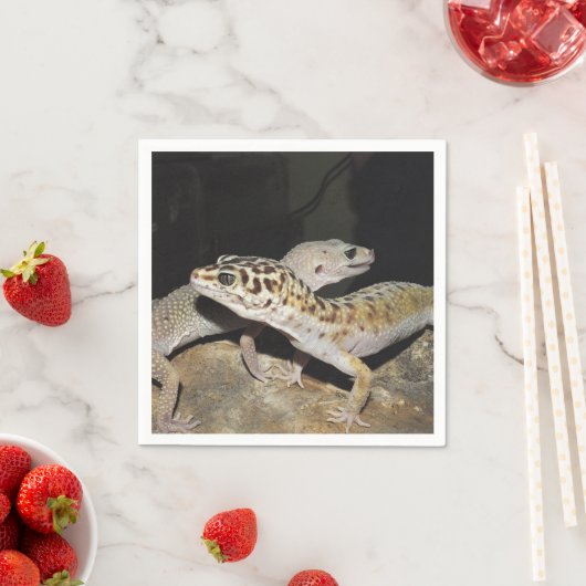 Leopard gecko-design voor iedereen! servet (Insitu)