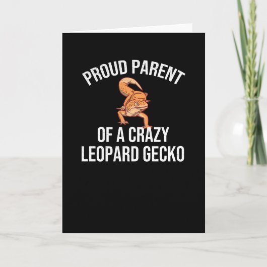 Leopard Gecko Gifts | Lizard Leopard Gecko Lover Kaart (Voorkant)