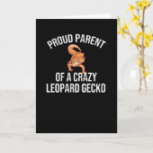 Leopard Gecko Gifts | Lizard Leopard Gecko Lover Kaart (Gele Bloem)