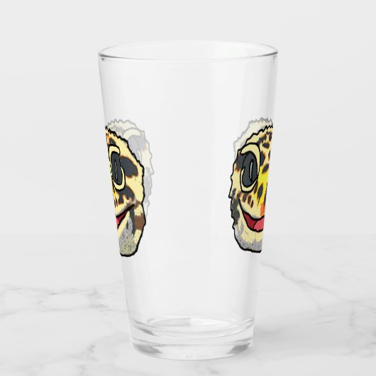 Leopard Gecko Glas (Links)