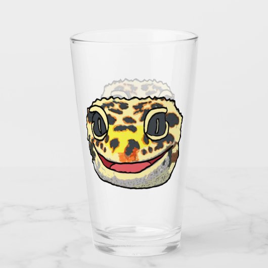 Leopard Gecko Glas (Voorkant)