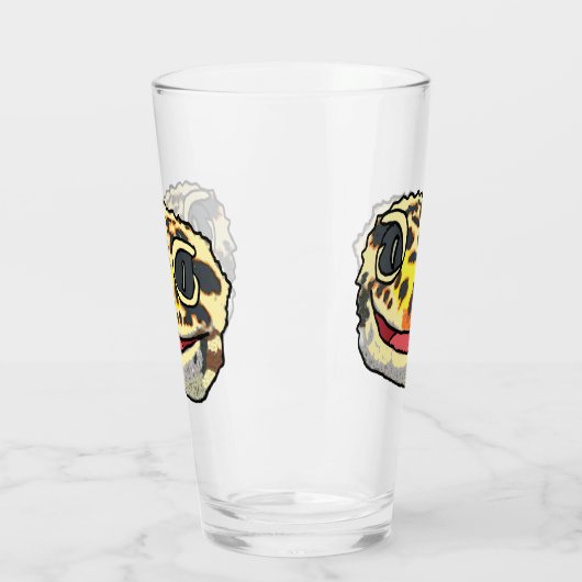 Leopard Gecko Glas (Links)