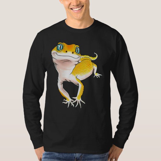 Leopard Gecko  I Love My Gecko Gecko Dad T-shirt (Voorkant)