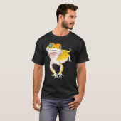 Leopard Gecko I Love My Gecko Gecko Dad T-shirt (Voorkant volledig)