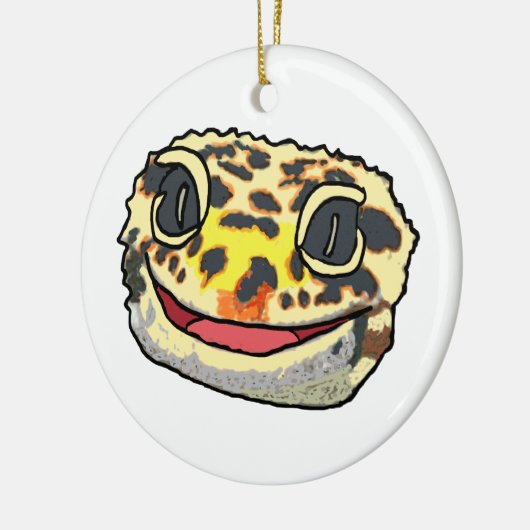 Leopard Gecko Keramisch Ornament (Links)
