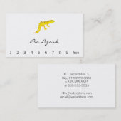 Leopard Gecko Klantenkaartje (Voorkant / Achterkant)