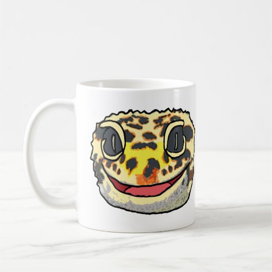 Leopard Gecko Koffiemok (Links)