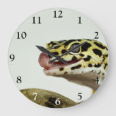Leopard Gecko Large Clock Grote Klok (Voorkant)