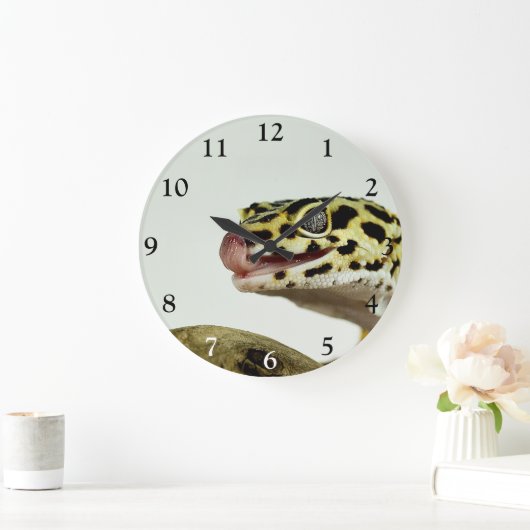 Leopard Gecko Large Clock Grote Klok (Huis)