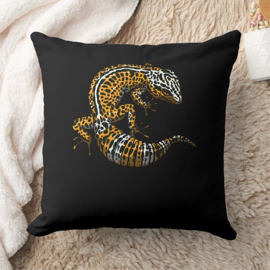 Leopard Gecko Lizard Reptile Kussen (Deken)