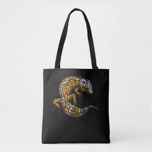 Leopard Gecko Lizard Reptile Tote Bag (Voorkant)