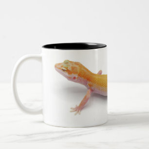Leopard Gecko Lizard Tweekleurige Koffiemok