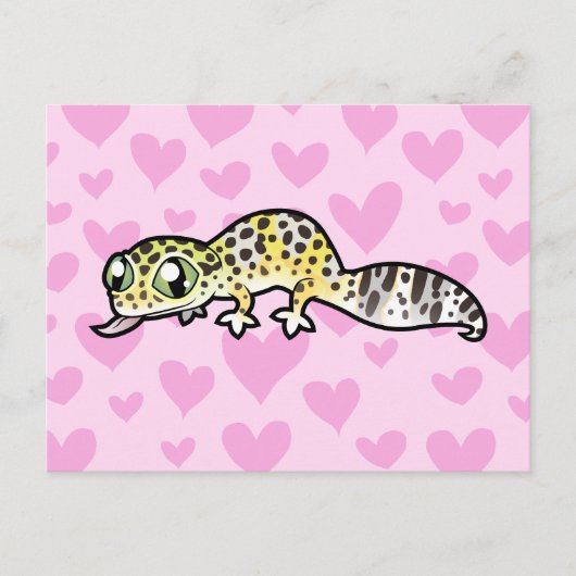 Leopard Gecko Love Briefkaart (Voorkant)