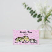 Leopard Gecko Love Visitekaartje (Staand voorkant)