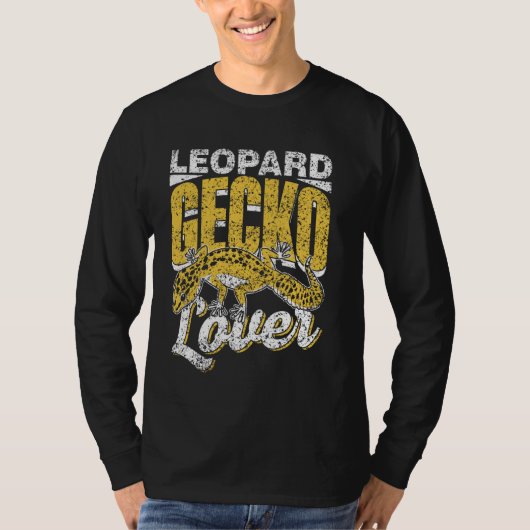 Leopard Gecko Lover Eigenaar Geckos Lizard Leopard T-shirt (Voorkant)