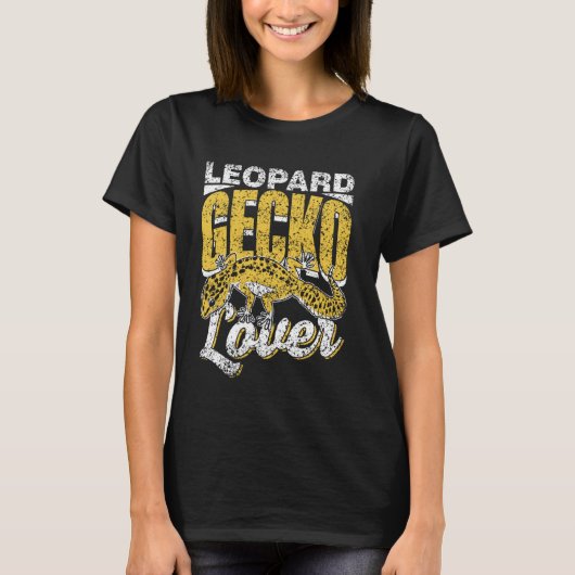 Leopard Gecko Lover Eigenaar Geckos Lizard Leopard T-shirt (Voorkant)