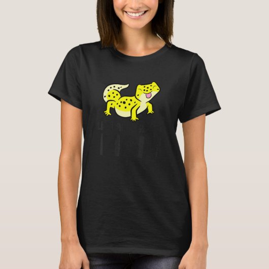Leopard Gecko Mam Lizard Reptile Leopard Gecko Mam T-shirt (Voorkant)