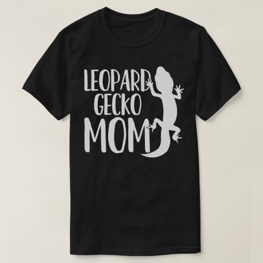 Leopard Gecko Mom Lizard Reptile T-shirt (Design voorkant)