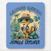Leopard Gecko Oerwoud Explorer : Wild Adventure Muismat (Voorkant)